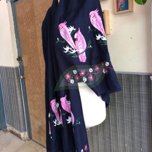 Happy Chirping Birds-Blue & Pink